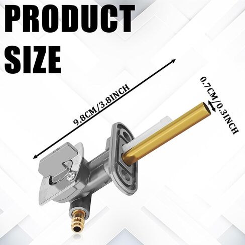Fuel Petcock Shutoff Valve Kit for Yamaha, Fuel Gas Tank Shut-Off Switch Petcock Valve Assembly with Gasket & Filter Tube Fits for YFM YFZ LTZ DRZ Raptor Grizzly Suzuki Kawasaki Motorcycle ATV in Kuwait