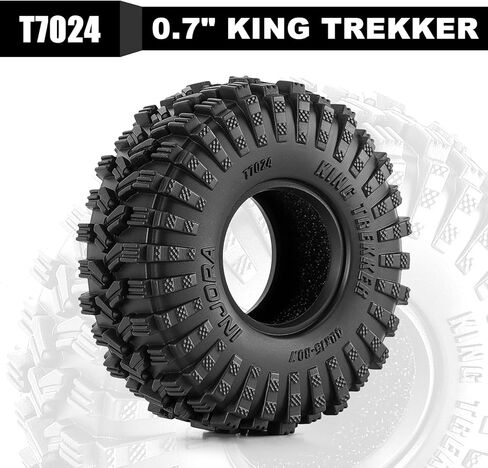 إطارات INJORA 40 * 15 مم 0.7 بوصة King Trekker لـ 1/30 محوري SCX30 (T7024) in Kuwait