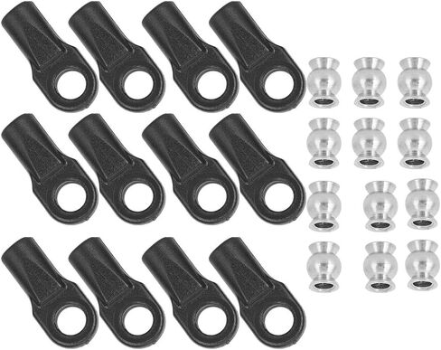 Fydun RC Rod Ends with Hollow Balls, 12pcs 1/10 E RC Car - Parts & Accessories in Kuwait