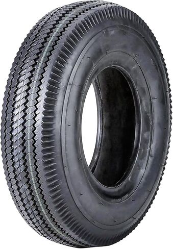 Airloc Sawtooth Rib جزازة العشب وجرار الحدائق إطار لجميع المواسم -340/300-5 نطاق تحميل 340/300/5 4 طبقات BSW جدار جانبي أسود in Kuwait