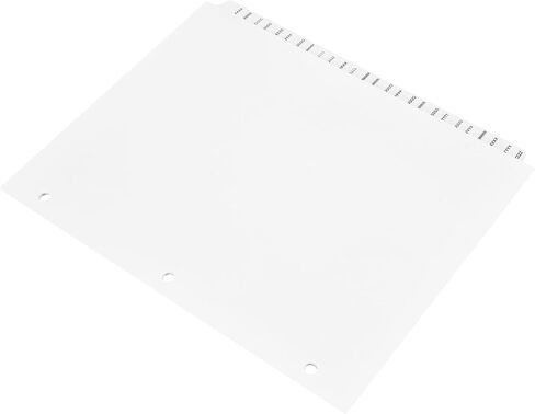 فواصل المعروضات من Exhibitindexes® AAAA-ZZZZ (4A-4Z) - علامات تبويب جريئة على طراز AVE مثقوبة بثلاث فتحات - مصنوعة في الولايات المتحدة الأمريكية بحجم حرف in Kuwait