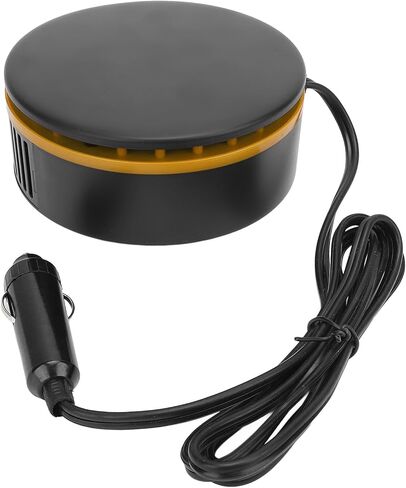 RiToEasysports Car Heater Portable 12V Car Defroster with Plastic Housing 150W Fast Heating Adjustable Air Outlet and Handle for Windshield Defogging in Sedans SUVs Trucks (Yellow) in Saudi Arabia