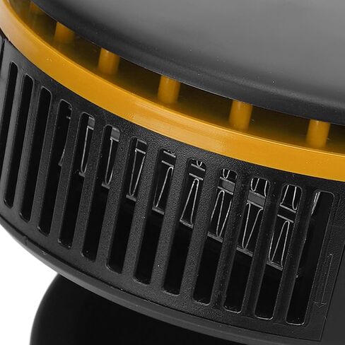 RiToEasysports Car Heater Portable 12V Car Defroster with Plastic Housing 150W Fast Heating Adjustable Air Outlet and Handle for Windshield Defogging in Sedans SUVs Trucks (Yellow) in Saudi Arabia