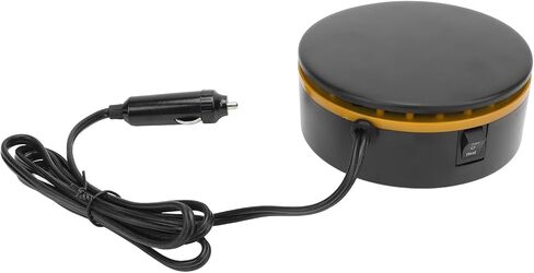 RiToEasysports Car Heater Portable 12V Car Defroster with Plastic Housing 150W Fast Heating Adjustable Air Outlet and Handle for Windshield Defogging in Sedans SUVs Trucks (Yellow) in Saudi Arabia