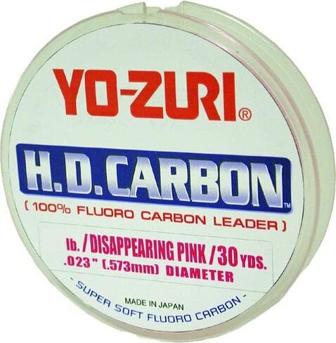 Yo-Zuri HD60-Pound-DP HD Fluorocarbon Leader, Pink, 60-Pound, 30-Yards in Saudi Arabia
