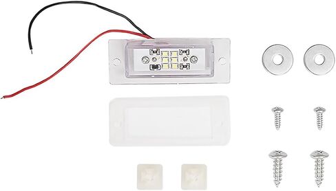 مقلاة HECASA الخلفية متوافقة مع 2004-2014 Ford F150 F-150 Fleetside/Styleside - سرير قياسي فقط مقلاة لفة ممتصة للصدمات مع ضوء ترخيص LED رحلان كهربائي أسود in Kuwait