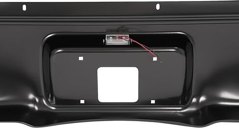 مقلاة HECASA الخلفية متوافقة مع 2004-2014 Ford F150 F-150 Fleetside/Styleside - سرير قياسي فقط مقلاة لفة ممتصة للصدمات مع ضوء ترخيص LED رحلان كهربائي أسود in Kuwait