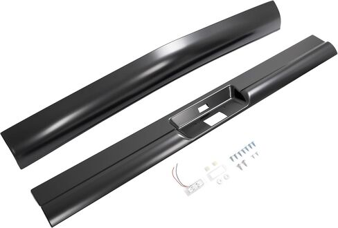 ALMULOO Front and Rear Roll Pan Set Compatible with 1967-1972 Chevrolet C10 Suburban/Panel/Pickup Base Models, 2-Piece Steel Electrophoresis Black in Kuwait