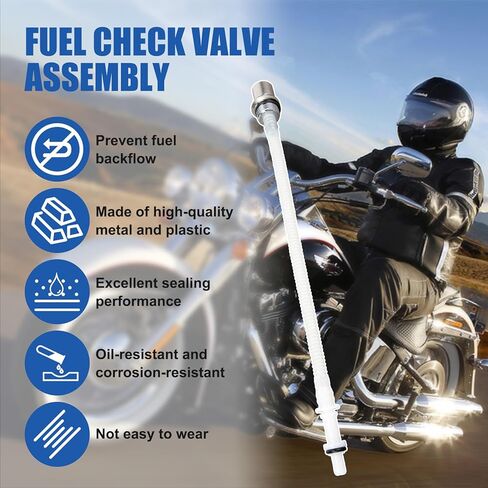 62189-08B Fuel Line Check Valve Assembly fits for 2008-2017 Davidson Softail Deluxe FLSTN FLSTF Convertible Breakout CVO/SE Heritage Classic FLSTC in Kuwait