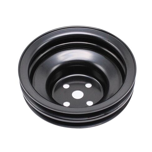 بكرة مضخة مياه ذات أخدود من الفولاذ الأسود متوافقة مع محركات Ford SBF 260 289 302 351W V8 ذات كتلة صغيرة 1965-1969 in Kuwait