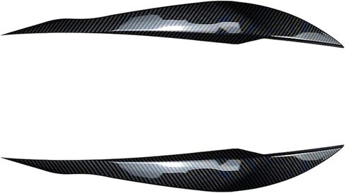 جفن الحاجب الأمامي اللامع ABS متوافق مع BMW F30 سيدان 2012-2015 320i 328i 335i F80 M3 2014-2018 F31 Touring 2013-2015 320i 328i (أسود لامع) in Kuwait