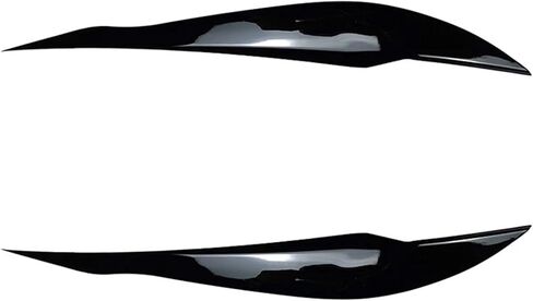 Gloss ABS Headlight Eyebrow Eyelid Compatible with BMW F30 Sedan 2012-2015 320i 328i 335i F80 M3 2014-2018 F31 Touring 2013-2015 320i 328i(Gloss Black) in Kuwait