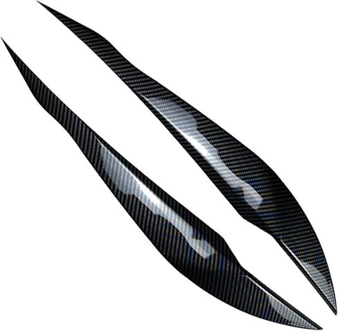 Gloss ABS Headlight Eyebrow Eyelid Compatible with BMW F30 Sedan 2012-2015 320i 328i 335i F80 M3 2014-2018 F31 Touring 2013-2015 320i 328i(Gloss Black) in Kuwait