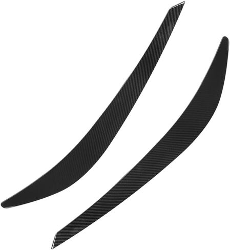 Carbon Fiber light Eyelids Trim, 2013-2015 Compatible with Holden Commodore VF Series 1, Pair Carbon Fiber light Eyelids Headlamp Eyebrows Strip Trim Cover in Kuwait