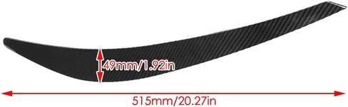 Carbon Fiber light Eyelids Trim, 2013-2015 Compatible with Holden Commodore VF Series 1, Pair Carbon Fiber light Eyelids Headlamp Eyebrows Strip Trim Cover in Kuwait