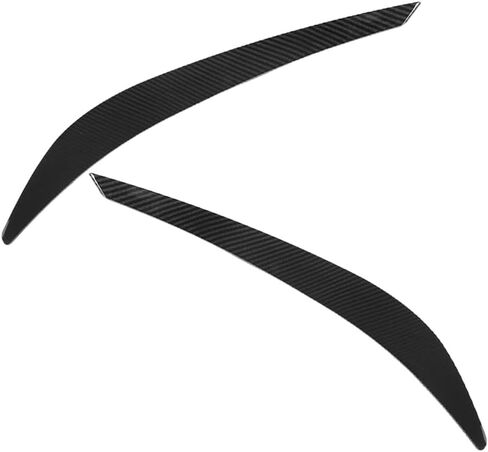 Carbon Fiber light Eyelids Trim, 2013-2015 Compatible with Holden Commodore VF Series 1, Pair Carbon Fiber light Eyelids Headlamp Eyebrows Strip Trim Cover in Kuwait