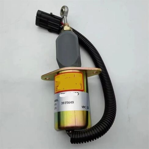 Fuel Shut Off Solenoid 3935649 SA-4765-12 Compatible With Cummins C Series B Series 5.9L 8.3L Motorhome Engines 12VDC in Kuwait