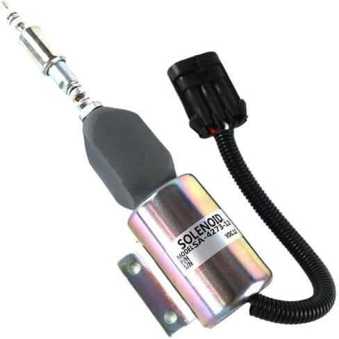 12V Fuel Shut Down Solenoid Replacement Compatible With 2003ES-12E6UC4B5S2 F3HZ-9N392-D For 7.8L Engine in Kuwait