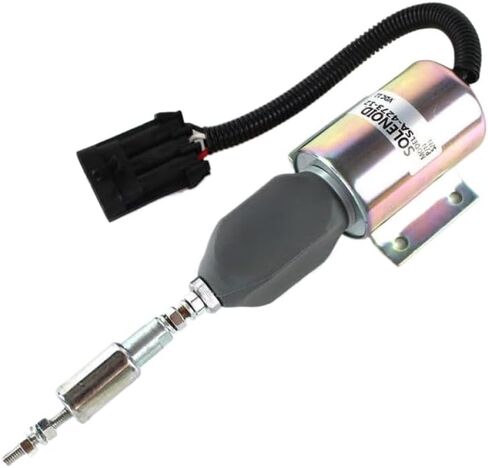 12V Fuel Shut Down Solenoid Replacement Compatible With 2003ES-12E6UC4B5S2 F3HZ-9N392-D For 7.8L Engine in Kuwait