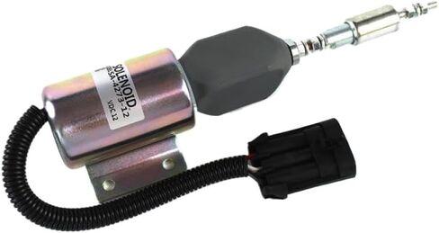 12V Fuel Shut Down Solenoid Replacement Compatible With 2003ES-12E6UC4B5S2 F3HZ-9N392-D For 7.8L Engine in Kuwait