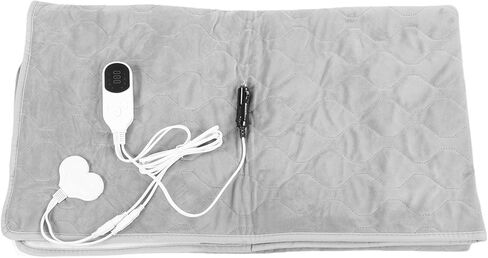 LiebeWH Heated Car Blanket 12V 59x47inch Electric Heating Throw 9 Temperature Levels 3 Timers for Sedan SUV RV in Kuwait