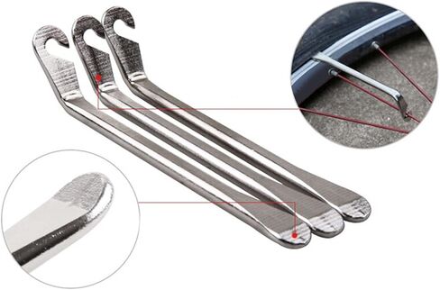 Tire Spoons, Metal Lever Bar Set for Motorcycle Electric Scooter Car Tyre Removal with Ergonomic Grip Heavy Duty Design in Kuwait