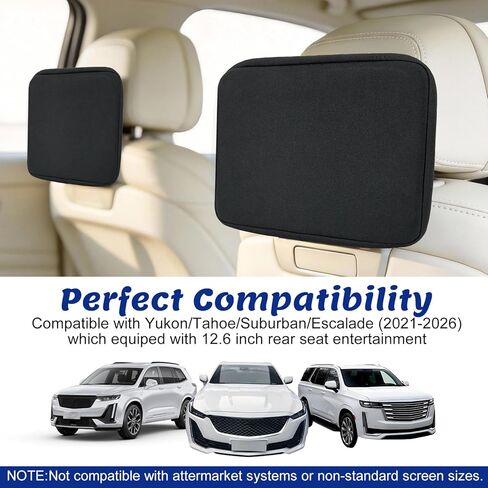 2-Pack Neoprene Protective Padded Cover for 2021-2025 2026 Cadillac Escalade GMC Yukon/Tahoe/Suburban | 1.5mm Neoprene Dust & Impact Shield in Kuwait
