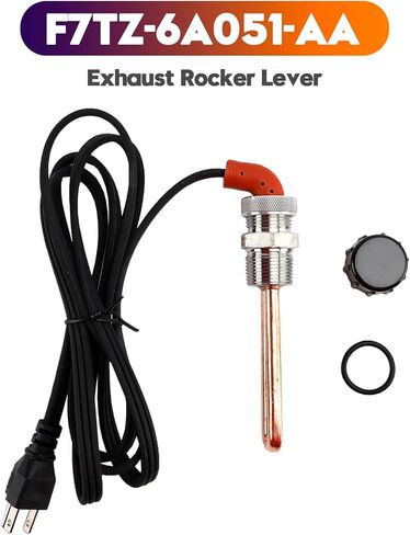 F7TZ-6A051-AA سخان كتلة المحرك 120 فولت 1000 وات مناسب لشاحنات الديزل Ford F250/350/450/550 7.3L 97-03، والرحلات وFord E-Series 7.3L شاحنات الديزل 97-03 in Kuwait