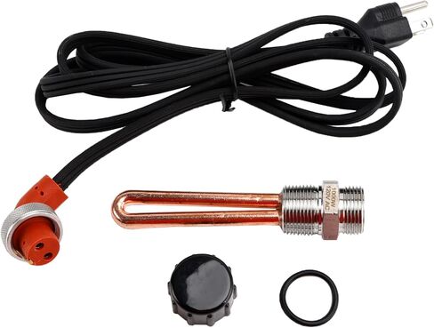 F7TZ-6A051-AA سخان كتلة المحرك 120 فولت 1000 وات مناسب لشاحنات الديزل Ford F250/350/450/550 7.3L 97-03، والرحلات وFord E-Series 7.3L شاحنات الديزل 97-03 in Kuwait