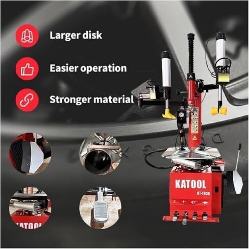 KT-T830W 2.0HP آلة تغيير الإطارات مع حبة الناسف المهنية عجلة معدات إصلاح الإطارات الثقيلة in Kuwait
