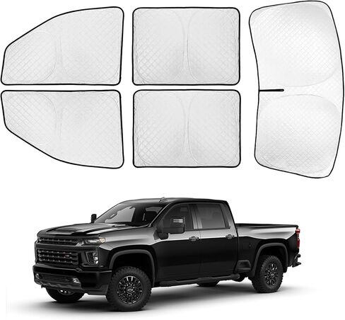 XCBYT 2021–2024 Outback Window Covers | 6-Layer Full Coverage Window Shade 99% Blackout Insulated Sun & UV Protection | Custom Fit Privacy Covers for Camping, Sleeping & Car Living (8 PCS) in Kuwait