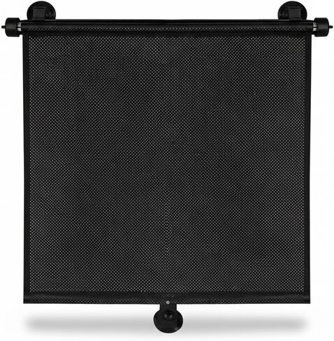 JoEzzy Retractable Car Window Sun Shades for Baby & Kids – 1 Pack Roller Car Shade for Side Windows – UV Protection Sunshade for Car Window – Universal 16"x20" – Ideal for Delivery Drivers & Rideshare in Kuwait