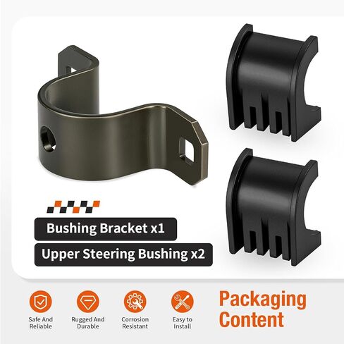Upper Steering Bushing W/Bracket For Polaris RZR 570 800 Predator 500 Hawkeye Magnum Scrambler Ranger Trail Blazer 300 400 500 550 600 700 800 850 2002-2012 5246732 in Kuwait
