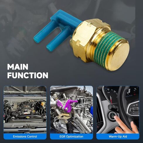 صمام تبديل الفراغ ثنائي المعدن 90925-05047 بديل لسيارة Toyota 4runner 1988-1995، Celica 1980-1985، Corolla 1986-1990، Cressida 1978-1984، MR2 1985-1989، Pickup 1987-1995 in Kuwait