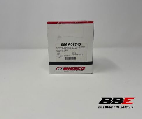 Wiseco 556M06740 Piston Kit 67.40mm Standard Bore for Kawasaki KXF250 Tecate 4 1987-1988 & KX250 1987-1989 - Forged Piston with Rings Pin Clips in Kuwait
