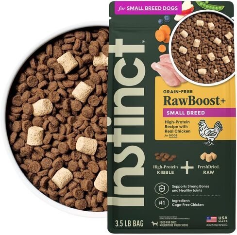 Instinct Raw Boost Small Breed Dry Dog Food, Grain Free High Protein Kibble + Natural Freeze Dried Raw Dog Food in Saudi Arabia
