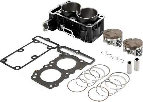 مجموعة إعادة بناء الطرف العلوي تتحمل كبير 67 مللي متر طقم كبّاس اسطواني لـ Kawasaki EX250 Ninja 250 ABS 2013-2024، مناسب لـ Kawasaki KLE250 Versys-X 250 2017-2024 in Kuwait
