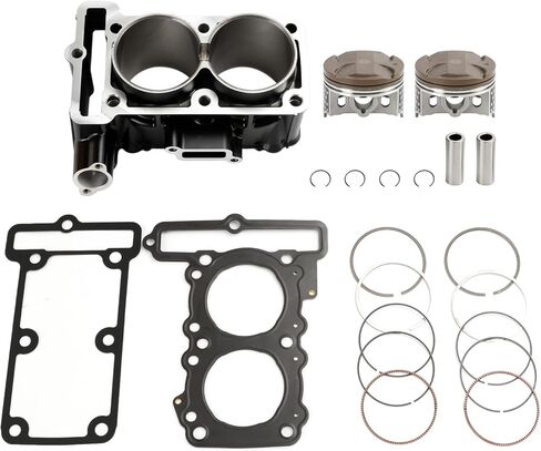 مجموعة إعادة بناء الطرف العلوي تتحمل كبير 67 مللي متر طقم كبّاس اسطواني لـ Kawasaki EX250 Ninja 250 ABS 2013-2024، مناسب لـ Kawasaki KLE250 Versys-X 250 2017-2024 in Kuwait