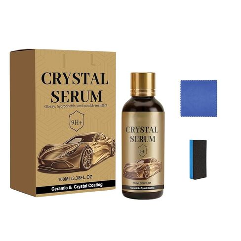 (قطعة واحدة) مصل PTZ Cristal سعة 100 مل - طلاء سيراميك الجرافين المتقدم للسيارات | جرافين 9H، طلاء السيارة ذو التأثير السريع النهائي للطلاء والزجاج والعجلات in Kuwait