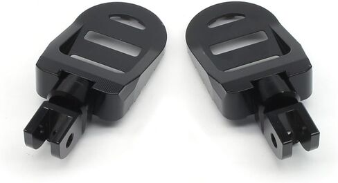MZS Motorcycle Front Foot Pegs, Roating Rider Footpegs MX Serrated Wide Pedal Accessories Black CNC Compatible with GSX-8S GSX8S GSX-S1000 GSX-S1000F GSXS1000 GSX-S750 GSXS750 SV650 SV650X KATANA in Kuwait
