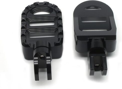 MZS Motorcycle Front Foot Pegs, Roating Rider Footpegs MX Serrated Wide Pedal Accessories Black CNC Compatible with GSX-8S GSX8S GSX-S1000 GSX-S1000F GSXS1000 GSX-S750 GSXS750 SV650 SV650X KATANA in Kuwait