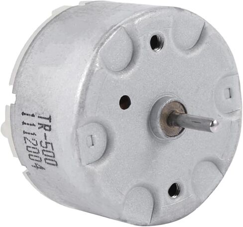 RF-500 TB-12560 DC 1.5-12 V 2700 سرعة التباطؤ 32 ملم قطر محرك DC فضي in Kuwait