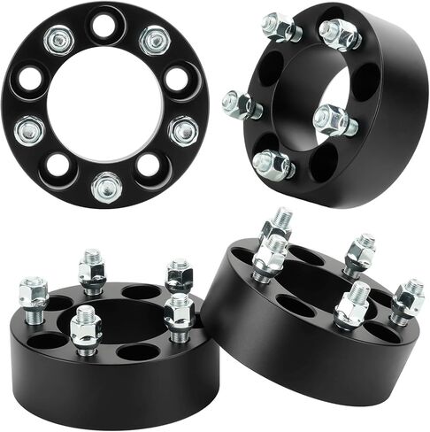 Aeagle 5x4.5 Wheel Adapters 2" for 1984-2013 Cherokee XJ KJ KK, Forged 4 Lug Wheel Spacers with 1/2"-20 Studs 82.5mm Bore 4PCS in Kuwait