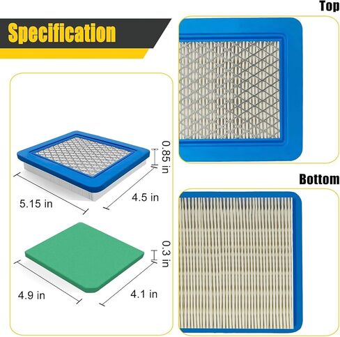 Air Filter for Porter Cable BSI550 BSI550-W Generator in Kuwait