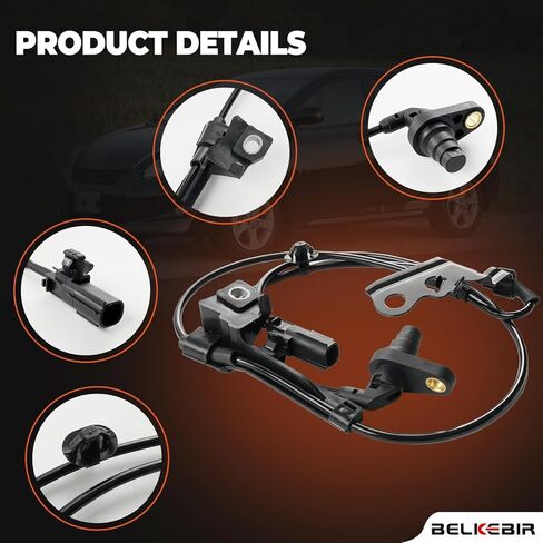 2PCS Front ABS Wheel Speed Sensor Left & Right Compatible with 2009-2019 Toyota Corolla, 2009-2013 Toyota Matrix, 2009-2010 Pontiac Vibe Driver & Passenger Side ABS Sensor Replace ALS2315, ALS2316 in Kuwait
