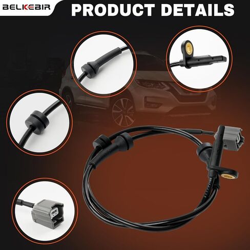 قطعتان من مستشعر سرعة العجلات الأمامية ABS لليسار واليمين متوافق مع 2014-2020 Nissan Rogue، 2014 Nissan Rogue Select للسائق والراكب، استبدال مستشعر ABS ALS2526، 2ABS3009، 47910-4BA0A، 47910-4CL0A in Kuwait