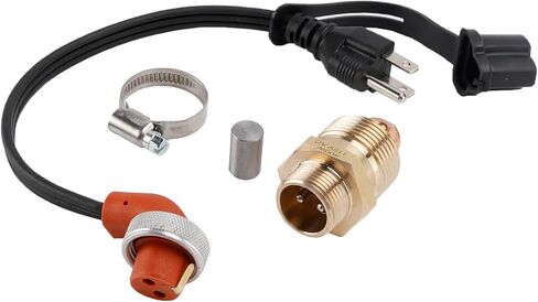 70000-73274 Engine Block Heater for Kubota B20, B26, B1550, B1550D, B1700, B1750, B2100, B2150, B2320, B2400, B2620, B3030, B5200D, B6200, B7200, B7500, B7510DN, B7510HSD 115V 400W in Kuwait