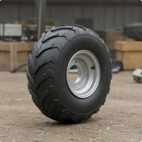 16x8-7 Go Go-Carts Wheel Tire Heavy Duty 16x8-7 Tire Wheel High Performance for Beach, Four-hole Black Wheel Hub And Tire Assembly 8.8 Inch in Saudi Arabia