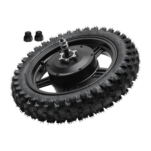 48V 800W Brushless Rear Hub Motor Wheel with Solid 2.50-10 Tire, Sine Wave Controller, LCD Display, Throttle & Disc Brake Kit for Go-Kart, Dirt Bike, Mini Bike, Motorcycle in Kuwait