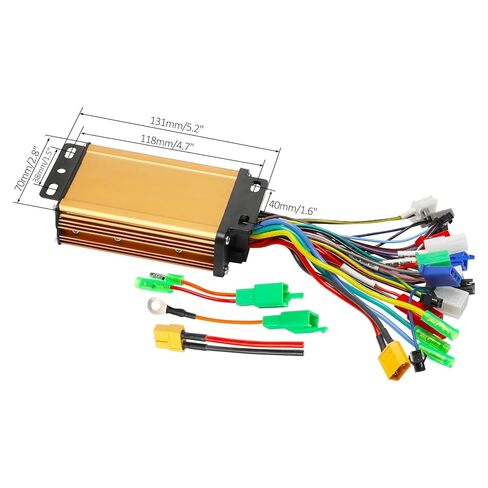 48V 800W Brushless Rear Hub Motor Wheel with Solid 2.50-10 Tire, Sine Wave Controller, LCD Display, Throttle & Disc Brake Kit for Go-Kart, Dirt Bike, Mini Bike, Motorcycle in Kuwait